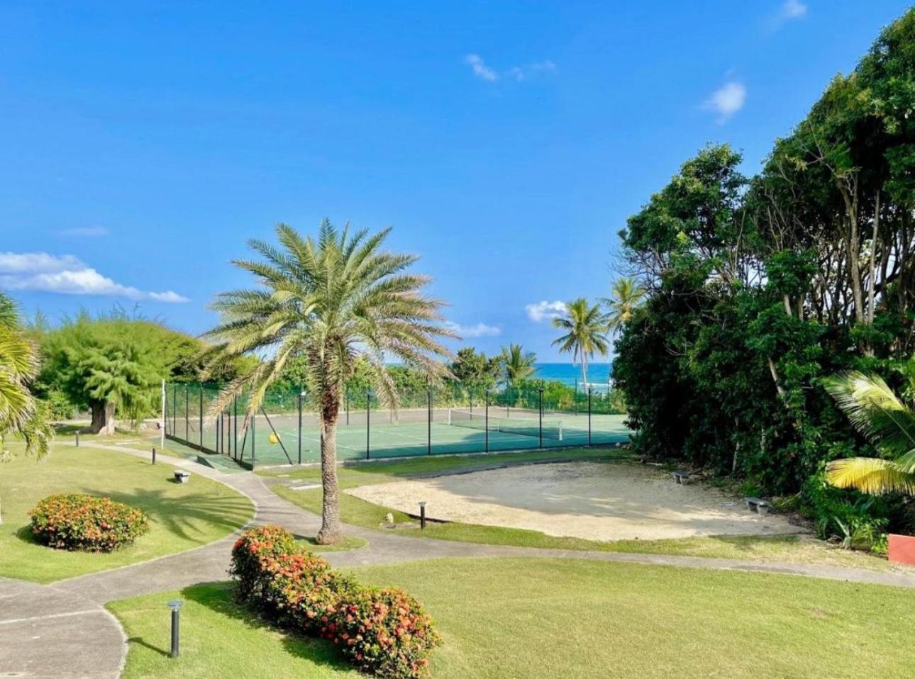 Guadeloupe- Saint-Francois- Residence Anse Des Rochers - Appartement Quart De Villa Etage - Vue Mer- 4 Personnes - Lit Bebe Sur Demande - Citerne Et Wifi Prives -Animaux Ok-Acces Plage Direct -Apnee Bien-Etre Experience Sur Demande Avec Instructeur A Dış mekan fotoğraf